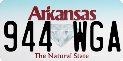 AR license plate 944WGA