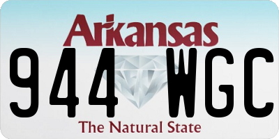 AR license plate 944WGC