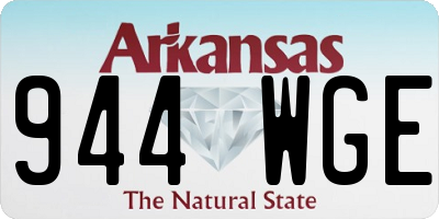 AR license plate 944WGE