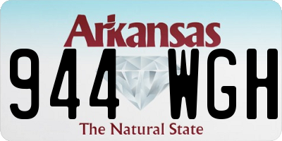 AR license plate 944WGH