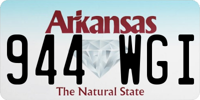 AR license plate 944WGI