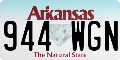 AR license plate 944WGN