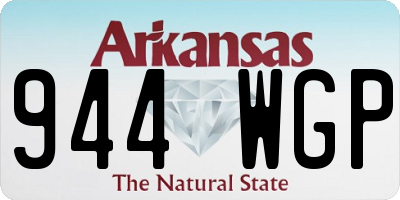 AR license plate 944WGP