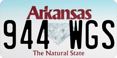 AR license plate 944WGS