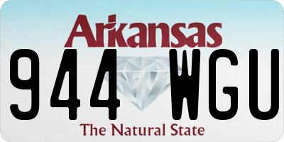 AR license plate 944WGU