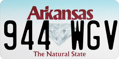 AR license plate 944WGV
