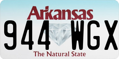 AR license plate 944WGX