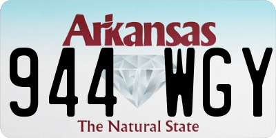 AR license plate 944WGY