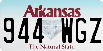 AR license plate 944WGZ