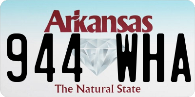 AR license plate 944WHA