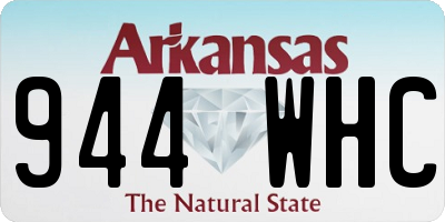 AR license plate 944WHC