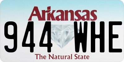 AR license plate 944WHE