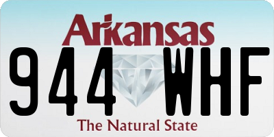 AR license plate 944WHF