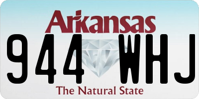 AR license plate 944WHJ