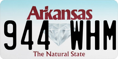AR license plate 944WHM