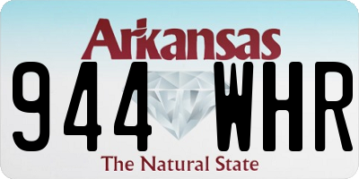 AR license plate 944WHR