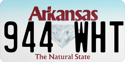 AR license plate 944WHT