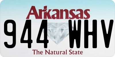 AR license plate 944WHV