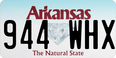AR license plate 944WHX