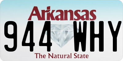 AR license plate 944WHY