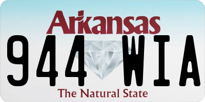 AR license plate 944WIA