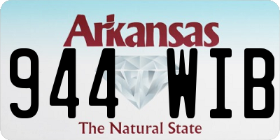 AR license plate 944WIB