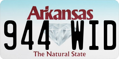 AR license plate 944WID