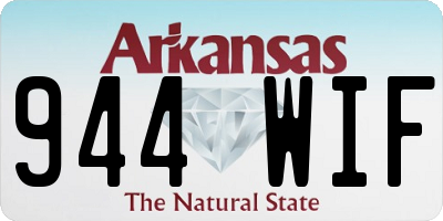 AR license plate 944WIF