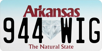 AR license plate 944WIG