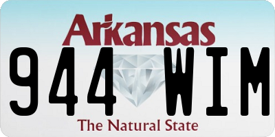 AR license plate 944WIM