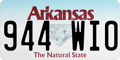 AR license plate 944WIO