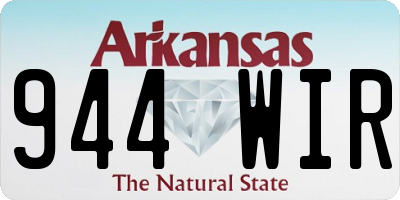 AR license plate 944WIR