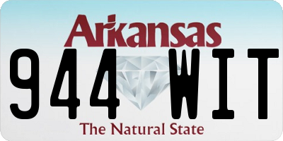 AR license plate 944WIT