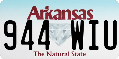 AR license plate 944WIU