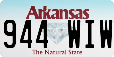 AR license plate 944WIW
