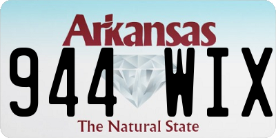 AR license plate 944WIX