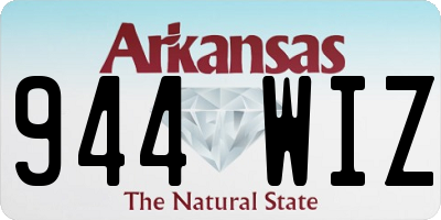 AR license plate 944WIZ
