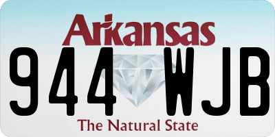 AR license plate 944WJB