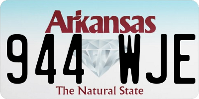 AR license plate 944WJE