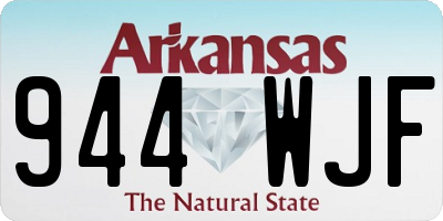 AR license plate 944WJF