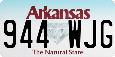 AR license plate 944WJG