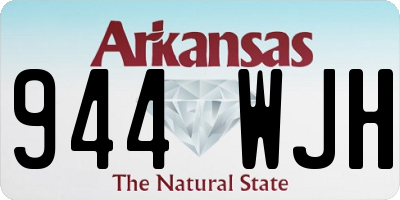 AR license plate 944WJH