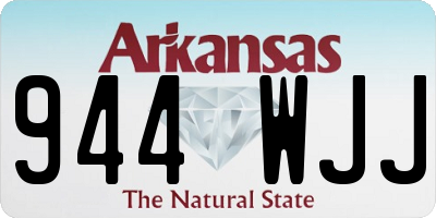 AR license plate 944WJJ