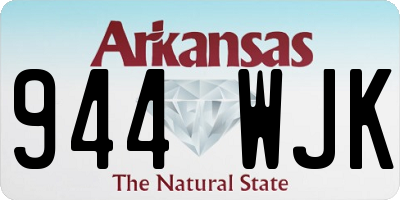 AR license plate 944WJK