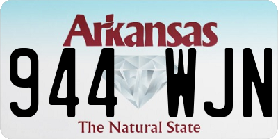 AR license plate 944WJN
