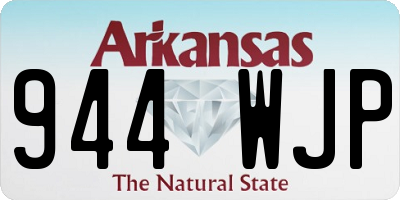 AR license plate 944WJP