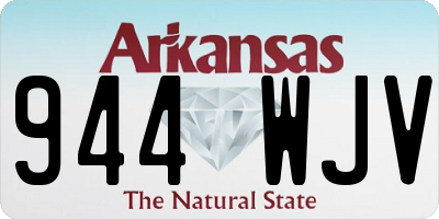 AR license plate 944WJV