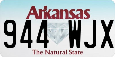 AR license plate 944WJX