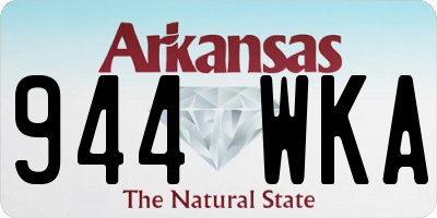 AR license plate 944WKA