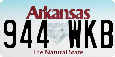 AR license plate 944WKB